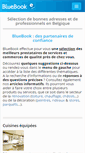 Mobile Screenshot of bluebook.be